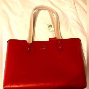 Brand New Coach Zip Top Tote